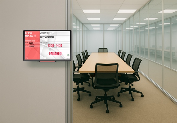 Source: Internally Produced. Door Tablet Meeting Room Scheduling