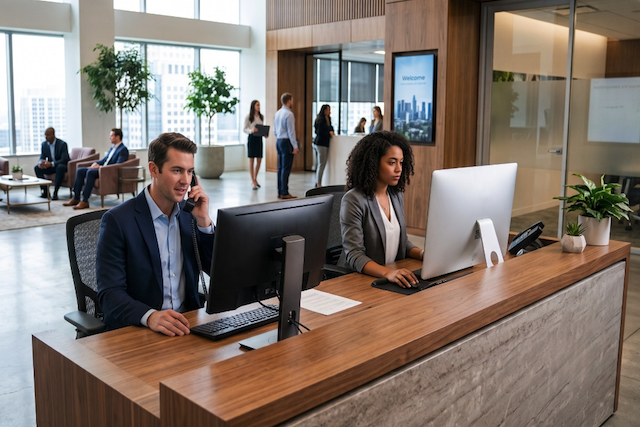 Modernise your corporate office with Door Tablet; Source: Gemini; image