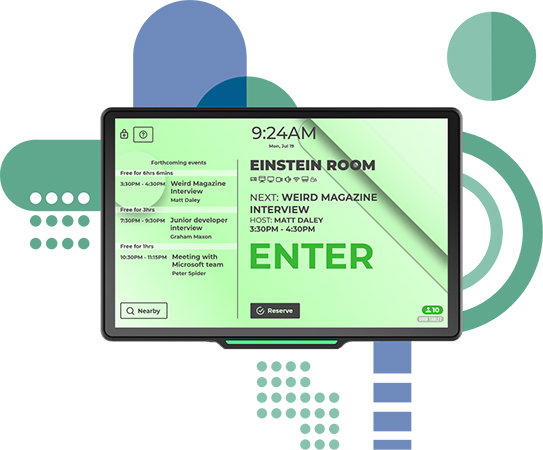 conference room schedule lcd display quotation