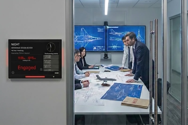 Door Tablet for High-Security Facilities; Room Booking System for High-Security Environments.