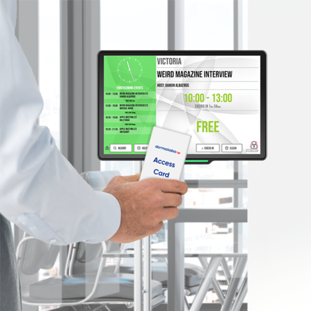 Door Tablet meeting room displays and dormakaba integration