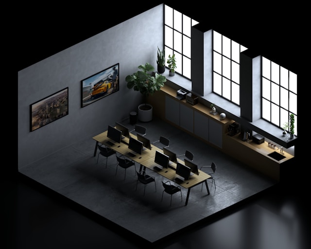Source: Unsplash; Alt text: What will offices look like in 2030? Future of Work | Door Tablet