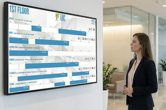 Door Tablet Wayfinding Displays for Corporate, Education and Events.