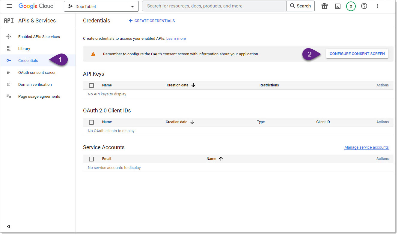 These will be marked for you, as we set Google Workspace.