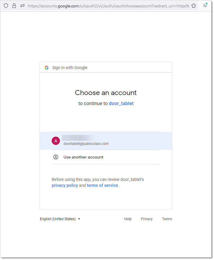 You will now be prompted to Sign in: