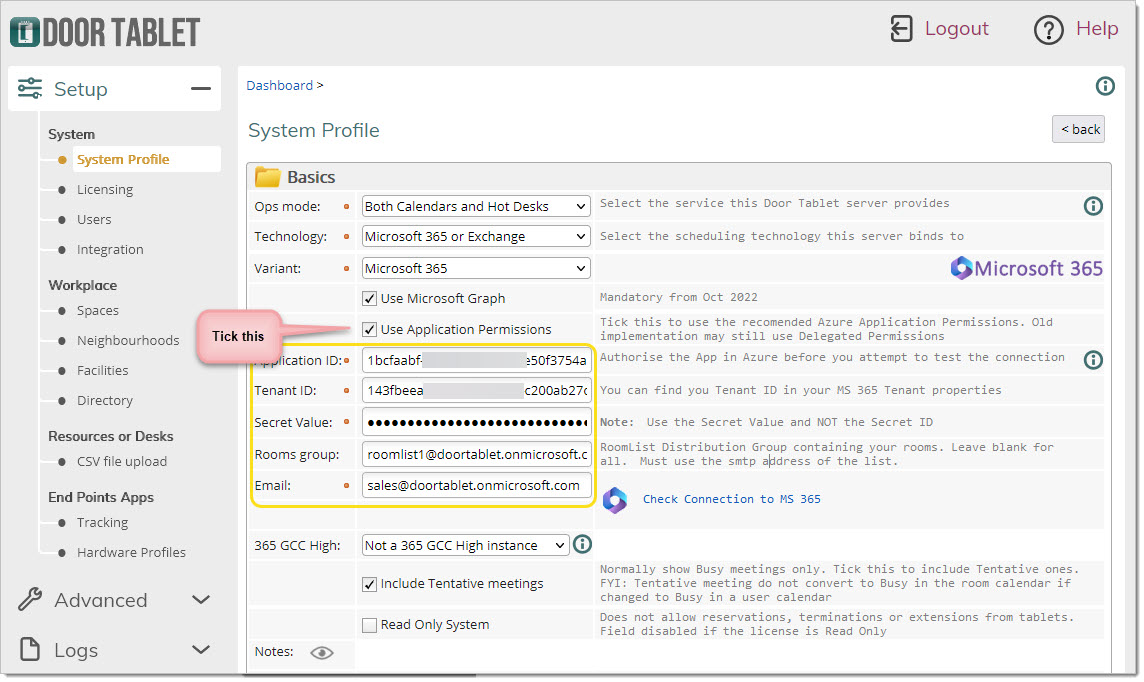 Type the email of the user ID you will be using for emails