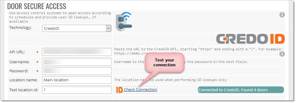 Once done, check your connection: