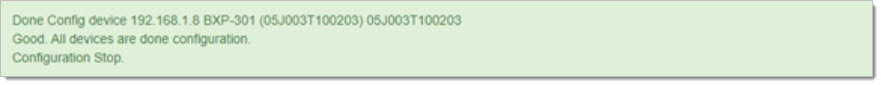 When done, the result at the bottom will look like that: