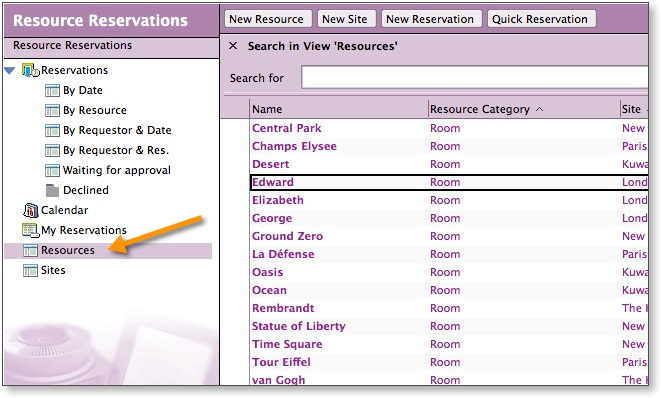 The information provided here is very general and you should refer to the IBM Domino manuals for the complete details. If you wish to edit things such as room