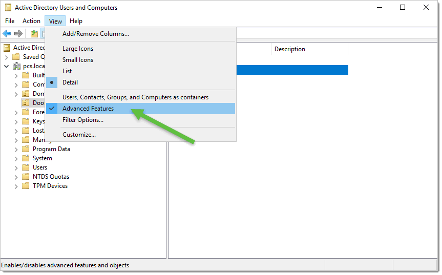 To be able to see additional attributes, and add an RFID number to your choice of field you must enable the following option in the menu: