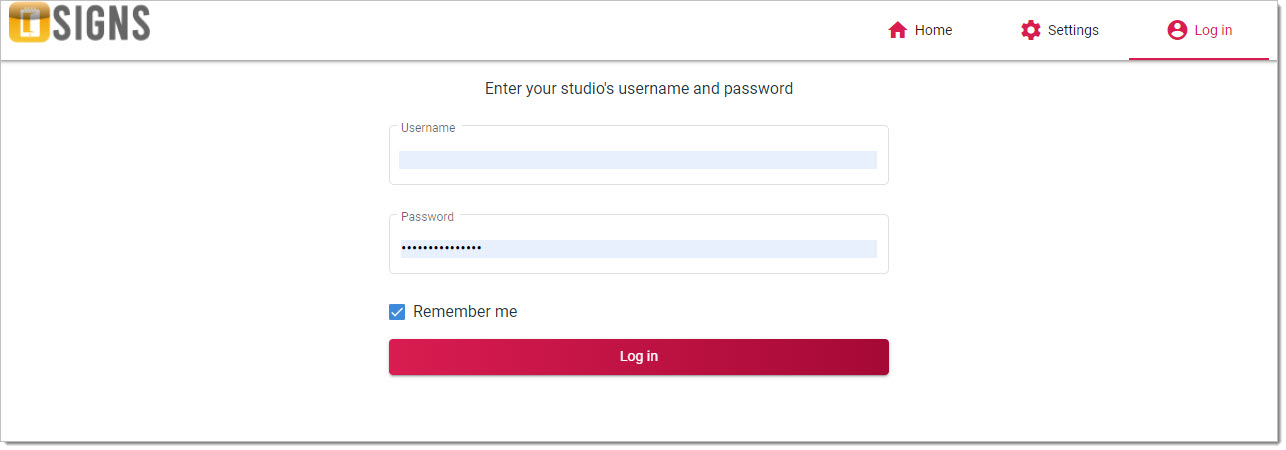 You will need to sign in and identify the play list you wish to launch.