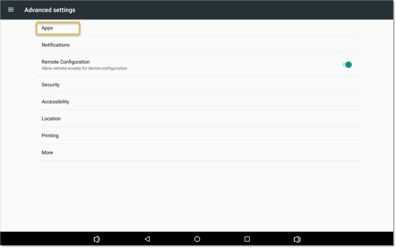 Touch Apps