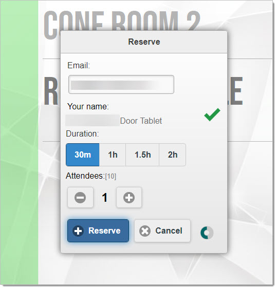 If the user is not allowed to book, as specified in Prism, the booking will fail