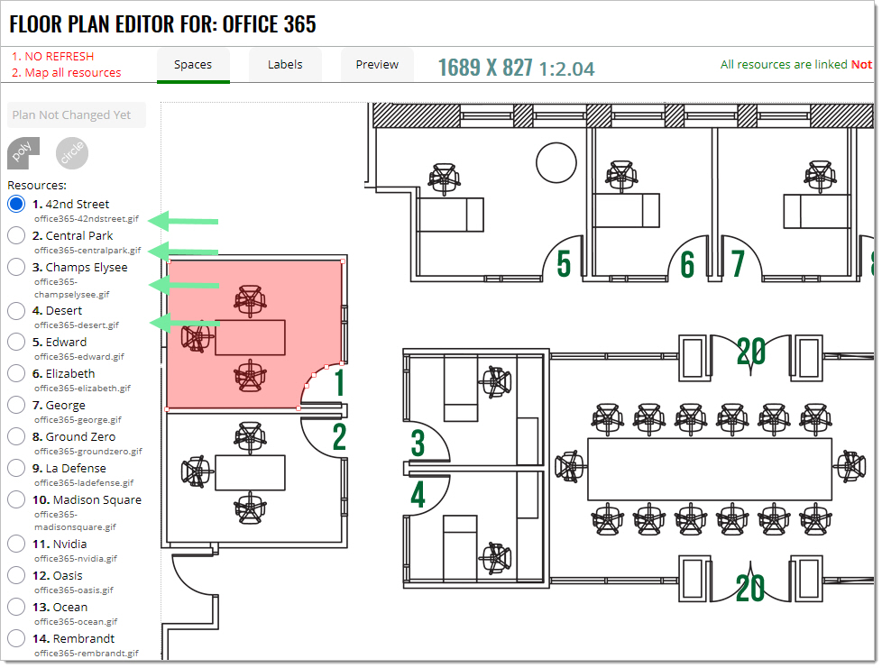 Alternatively, you can see the file name for all resources in the neighbourhood by using the Floor plan editor: