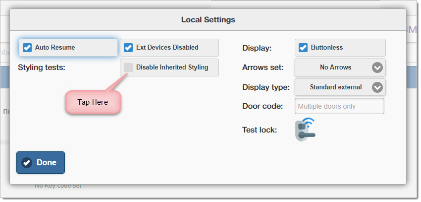 Open the rooms list, and click on Local Settings...