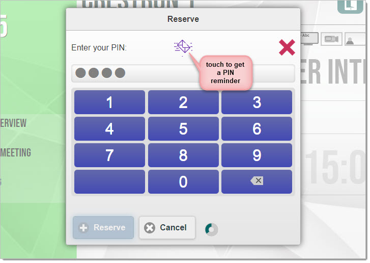 If a user forgot their PIN number its easy to get a reminder.