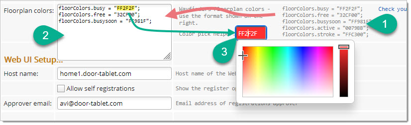 Copy and Paste back the new HEX value into the correct code