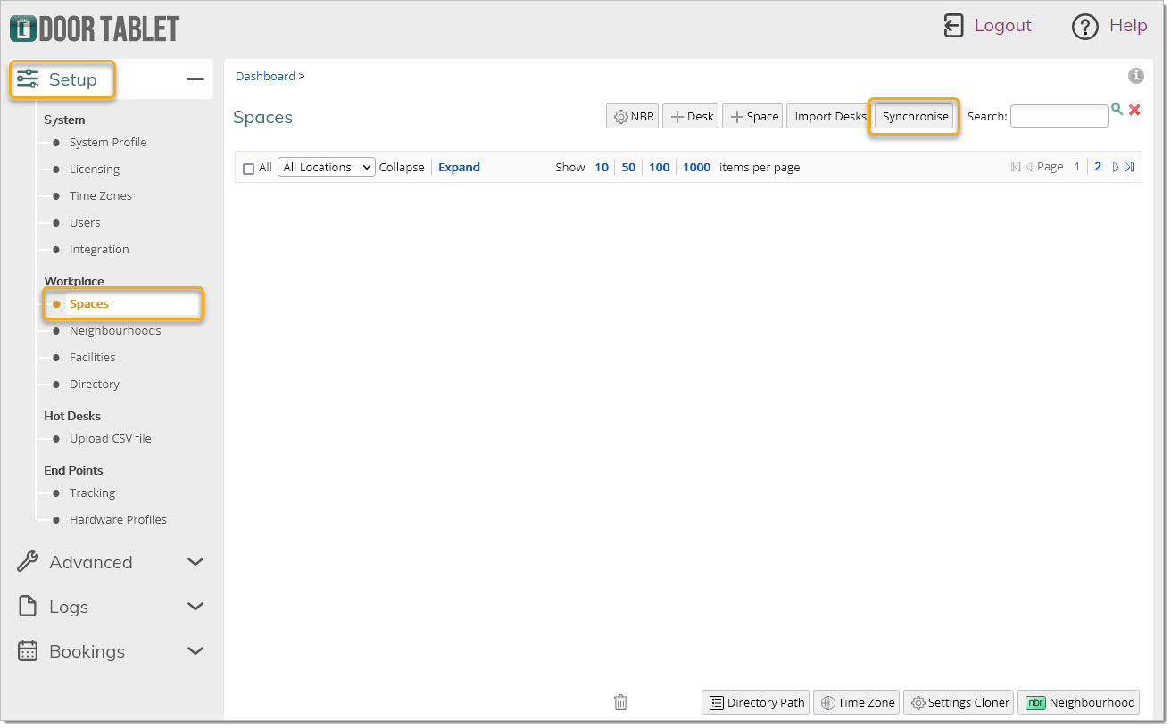 In the Web UI dashboard: