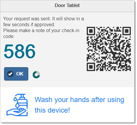 When you submit your reservation the following will show: